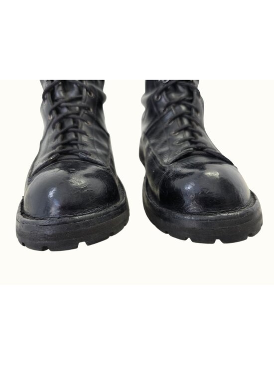 Danner Mens 13 D Black Leather Lace Up Boots Vibram Sole Recrafted Portland USA main image 8